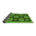 thumbnail image 2 of Ahgly Company Indoor Square Abstract Green Modern Area Rugs, 4' Square, 2 of 4