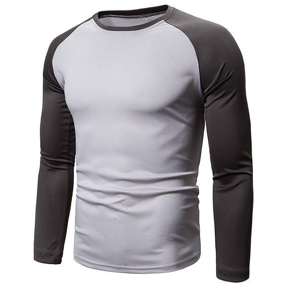VJATTWR 1 Pack Long Sleeve Shirts for Men Wicking Sun Tee Shirts Workout T Shirts Xxl