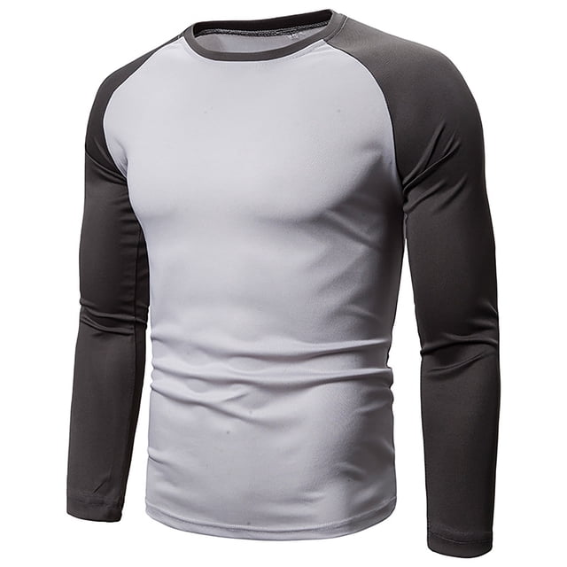 Long Sleeve Tight Shirt Mens Sleep Tops Long Sleeve Long Sleeved Blouse Mens Quick Set Medium Sleeve Men Long Sleeve Thermal Shirt Mens Long Sleeved Tee Shirts Short Sleeve Tops for Men Small Pocket
