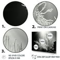 thumbnail image 3 of Designart "Monochrome Subaquatic Tranquility" Coastal Coral Under Water Floater Framed Canvas Wall Art, 3 of 5