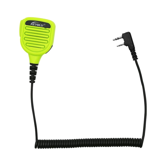Micrófono con altavoz de hombro KEYBLU impermeable para Kenwood