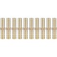 thumbnail image 1 of 10pcs Two Way Straight Pipe Fitting Barbed Brass Connector Tube Connector Junction 6mm, 1 of 1