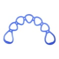 thumbnail image 3 of Banda elástica de resistencia con 7 anillos para ejercicios de brazos, hombros y pies. Azul, 3 of 9