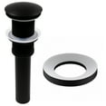 thumbnail image 4 of Novatto NSFC-8048001MB Clear Glass Vessel Sink Combo Set w/ Faucet, Drain and Mounting Ring in Matte Black, 4 of 6