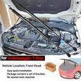 thumbnail image 2 of For Volkswagen T-Roc 2017–2023 2024 VW TROC Front Hood Bonnet Modify Struts Lift Support Rod Spring Shock Absorber Piston Damper, 2 of 2
