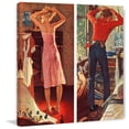 thumbnail image 2 of Marmont Hill "Before the Date" by Norman Rockwell Painting Print on Canvas, 2 of 5