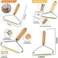 thumbnail image 2 of Compatible Pet Hair Remover,Lint Remover,Carpet Rake,Lint Cleaner Pro,Carpet Scraper,Portable Remover Manual Clothes Cleaning Fuzz Shaver_Perfect Gift, 2 of 5