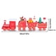 thumbnail image 2 of sweethay 1 Uds tren de de Navidad adornos de Navidad Santa Claus juguetes para niños 2021 Navidad Noel accesorios de fiesta en casa regalo de Año Kits de decoración para fiestas siete sweethay HA007890-07, 2 of 8