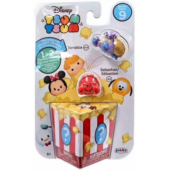 Disney Tsum Tsum Series 9 Tomatoa & Sebastian Minifigure 3-Pack