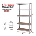 thumbnail image 2 of Costway 2 PCS 72-Inch 5-Tier Storage Rack Adjustable Garage Shelf Shelving Unit, 2 of 10