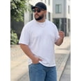 thumbnail image 4 of DARING DIVA Men's 100% Cotton Short Sleeves T-Shirt 3XL White, 4 of 7