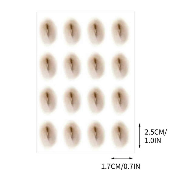 Simulación de pegatinas desechables para el ombligo para tomar fotos y mostrar a los dioses.