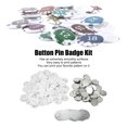 thumbnail image 4 of Badge Blank Button Pins, 100 Sets Rustproof DIY Badge Making Supplies, Tinplate Plastic Material, Durable Button Maker Parts, Suitable for Badge Maker Machine, 4 of 7