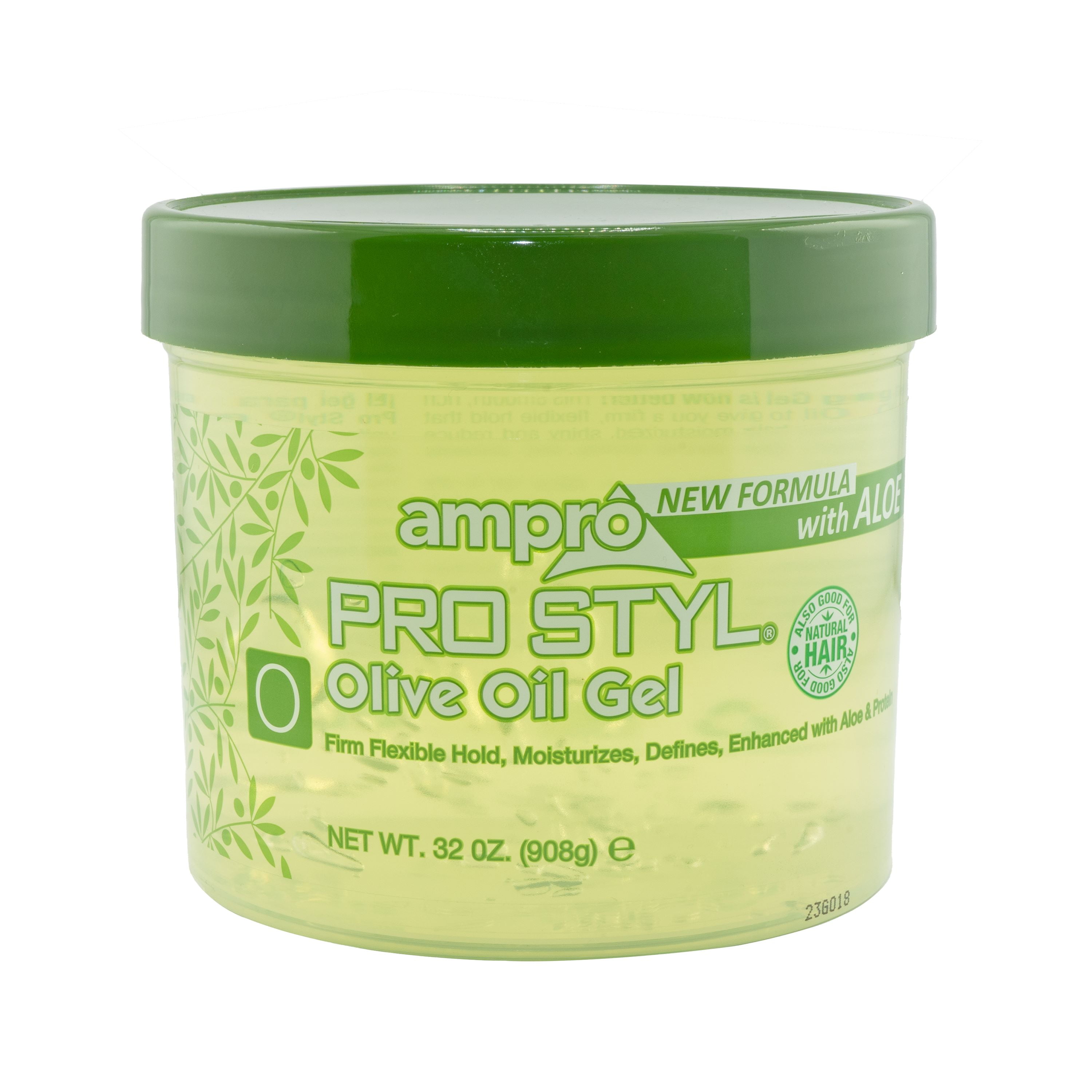 (3 pack) Ampro Pro Style 32 oz. Olive Oil Hair Gel, Very Moisturizing, Unisex