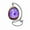 Violet, variante sur Gumesh Veilleuse Élégante en Cristal - Lampe de Chevet Changeante avec Contrôle Tactile et Alimentation USB, Base en Pierre Naturelle pour Chambre de Bébé/chambre