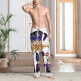 thumbnail image 6 of Lsque Sml Jeffy Print Men's Pajama Pants, Lounge Pant - Comfortable Home Wear,Elastic Waistband, Stylish Design-Small, 6 of 9