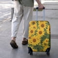 thumbnail image 3 of Yellow Sunflower Field Pattern Luggage Cover Fashion Suitcase Cover Baggage Covers Fit 25-28 Inch Luggage (Go Travel), 3 of 5