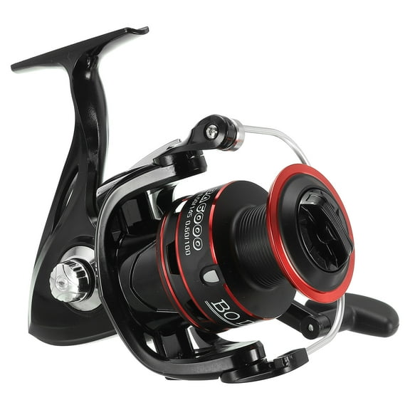 Uxcell BA6000 Fishing Reel, Ultra Smooth Powerful Fishing Reels, 4.7:1 Gear Ratio, Black
