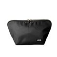 thumbnail image 1 of Bolsa de maquillaje KUSSHI lavable de viaje con organizador de brochas, color negro y rojo, 1 of 6