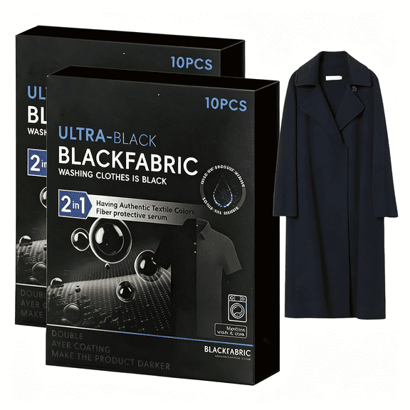 VELIMO 20Pcs Black Fabric Dye,Dye Washing Machine Fabric Dyes Pod for Clothes,2In 1 Formula with Fiber Protector,Machine Washable,Ultra Black Fabricdye Machine Washable Black Dye for Clothes