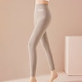 thumbnail image 6 of FJHNGBDH Women Cozy Velour Legging High Waist Buttery Soft Warm Letter Printed Trousers Velvet Stretch Seamless Yoga Pant Autumn And Winter Plus Size Bottoms Seamless Thermal Pants, 6 of 6