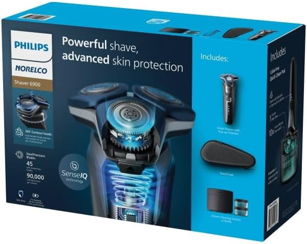Philips Philips Norelco Shaver 6900 with SenseIQ and Quick Clean Pod