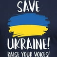 thumbnail image 3 of CafePress - Save Ukraine Raise Your Voices Men's Fitted T Shir - Men's Fitted T-Shirt, 3 of 4