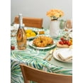 thumbnail image 5 of Indoor Outdoor Tabletop for Spring Summer Decorations, Picnics and Dinner Parties - Stain and Water Resistant, Palm Leaves Dream, Tablecloth, 60 x 84 Rectangle, 5 of 5