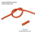 thumbnail image 3 of Silicone Wire 20AWG 20 Gauge Flexible Tinned Copper Standard High-Temperature Hookup Wire Orange 15m/49.2ft, 3 of 6