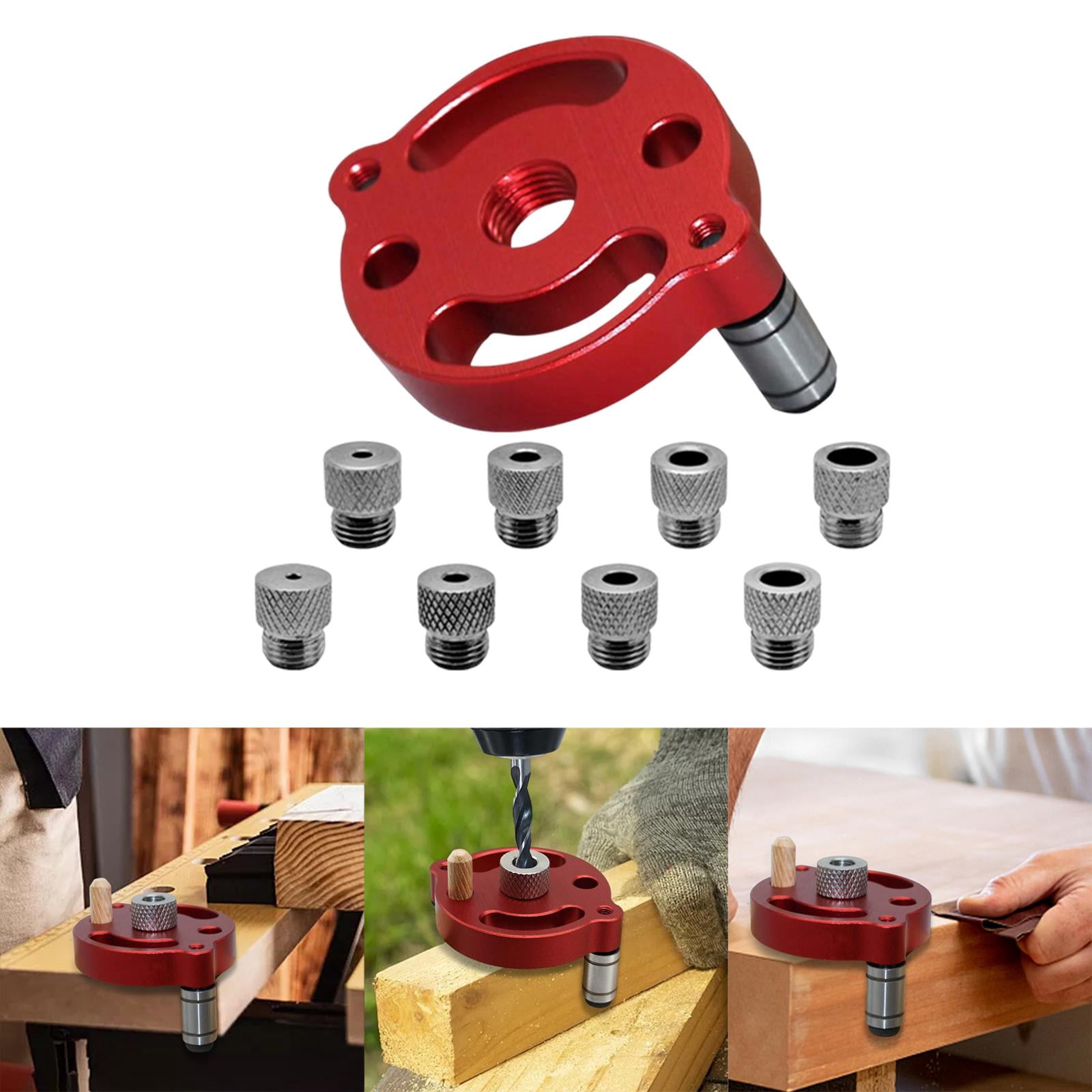 jiaping Vertical Self Centering Dowel Jig , Drill Bit Hole Jig , Hole Puncher for A