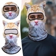 thumbnail image 2 of QJUHUNG 4pcs Winter Balaclava Cat Ski Mask Windproof With Ears Cute Full Face Animal Ski Face Mask for Outdoor Hiking Riding Bar Music Festivals Party Raves Halloween, 2 of 9