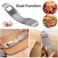 thumbnail image 5 of La prensa de ajo de acero inoxidable doblada multifuncional de 2 piezas se puede usar como abridor de botellas para utensilios de cocina para lavavajillas, súper resistente y duradero Sincero Electrónica, 5 of 5