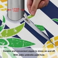 thumbnail image 6 of Coolnut 60" Pineapple Outdoor Tablecloth with Umbrella Hole and Zipper, Waterproof Round Tablecloth for Party,Patio,Picnic,Holiday Dinner,Summer, 6 of 7