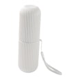 thumbnail image 1 of Estuche portátil para cepillos de dientes, estuche de viaje, moderno y de gran capacidad. blanco, 1 of 9