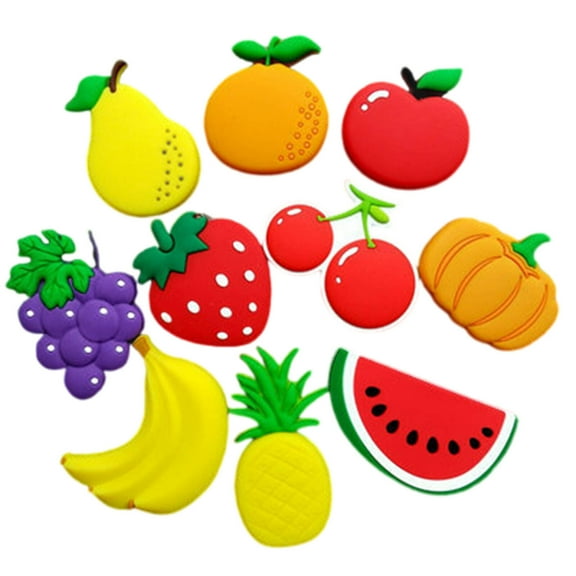 CCOCC 10 Pcs Fridge Magnets,Vibrant Colors Refrigerator Magnets,Multi-Functional Magnet Easy Wipe Cute Magnets