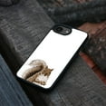 thumbnail image 4 of WIRESTER Shockproof Soft Rubber Cover Case for Apple iPhone 16e 6.1" 2025, Brown Gray Squirrel, 4 of 5