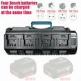 thumbnail image 4 of Pour BOSCH Chargeur Li-ion 14.4V 18V Rapid Optimum 4 Ports 3A Courant de Charge Remplacement Chargeur de Batterie BS1418-04, 4 of 7
