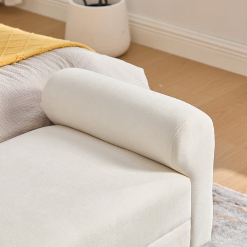 65" Soft Chenille Upholstered Ottoman Bench, Modern Luxury End of Bed Bench for King Size Bed, Multi-Purpose for Bedroom, Living Room & Entryway Shoe Bench