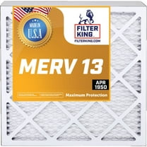 Filter King 12x30x1 Air Filter | 4-PACK | MERV 13 HVAC Pleated A/C Furnace Filters | MADE IN USA | Actual Size: 11.5 x 29.5 x .75"