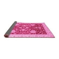 thumbnail image 2 of Ahgly Company Indoor Square Oriental Pink Traditional Area Rugs, 3' Square, 2 of 4