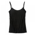 thumbnail image 1 of Women's Stretch Cotton Cami with Built-in Shelf Bra, 1 of 6