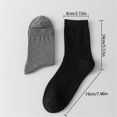 thumbnail image 2 of LMTODLFG Mens Socks Ankle Mesh Mid Tube Socks Men's Summer Socks Black Thin Breathable Sweat Absorbing Business Socks White Ankle Socks Black, 2 of 5