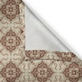 thumbnail image 6 of Ambesonne Geometric Valance & Curtain, Oriental Flowers, 55"x24", Pale Orange Redwood, 6 of 6