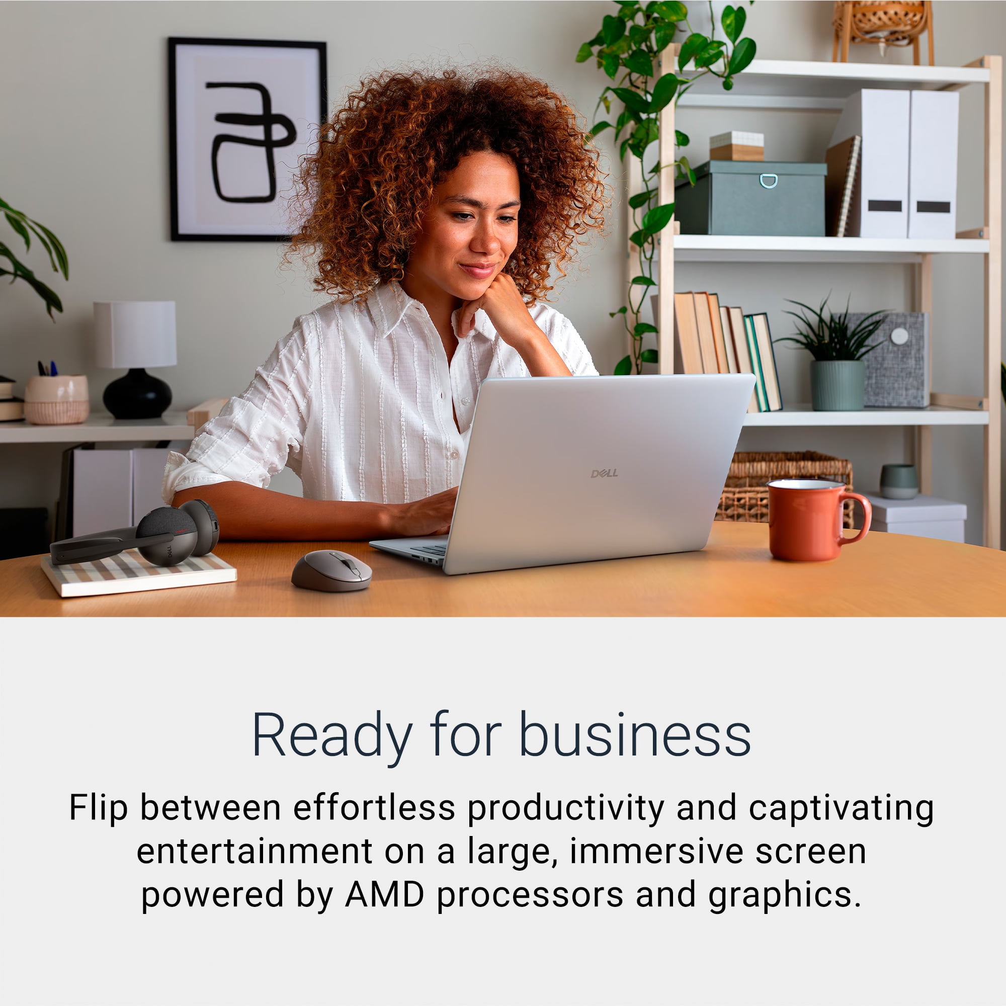 Dell 16" FHD+ Touch Laptop AMD Ryzen™ AI 7 350 Processor, 32 GB RAM, 1 TB SSD, Windows 11 Home