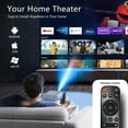 thumbnail image 3 of 5g Wifi Bluetooth Projector Full Hd, 9500 Lumens, Native 1080p, 4k Projector,150" Video Projector, Mini Projector Compatible, 3 of 3