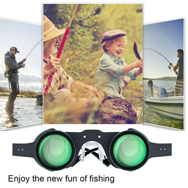 Lunettes de Pêche Jumelles Télescope Grossissant Haute Définition pour Outil Extérieur Lunettes Télescope Observation des Oiseaux Chasse Randonnée Vision Adultes Type2