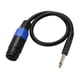 thumbnail image 1 of Speakon Female Connector To 1/4" Male Cable Audio Patch Speakon Jack Plug To 6.35mm Ts Speaker Interconnect Wire, 1 of 5