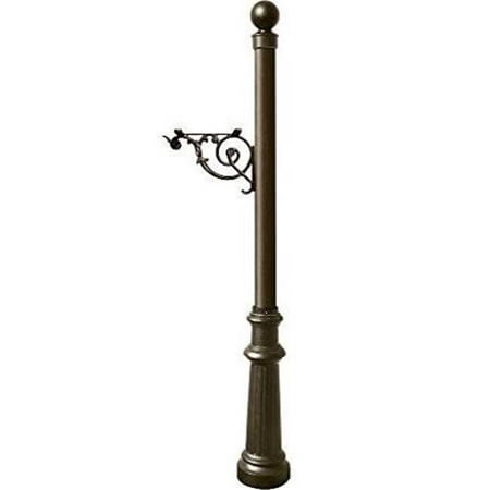 

Lewiston LPST-804-BZ Support Bracket Post System with Fluted Base & Ball Finial Bronze