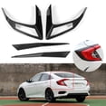 thumbnail image 2 of Car Taillight Decor,4pcs Carbon Fiber Style Tail Light Trim Tail Light Cover High-Intensity Output, 2 of 14