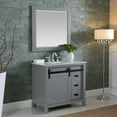 thumbnail image 6 of Altair Design Maribella 34" Rectangular Bathroom Wood Framed Wall Mirror in Gray, 6 of 10